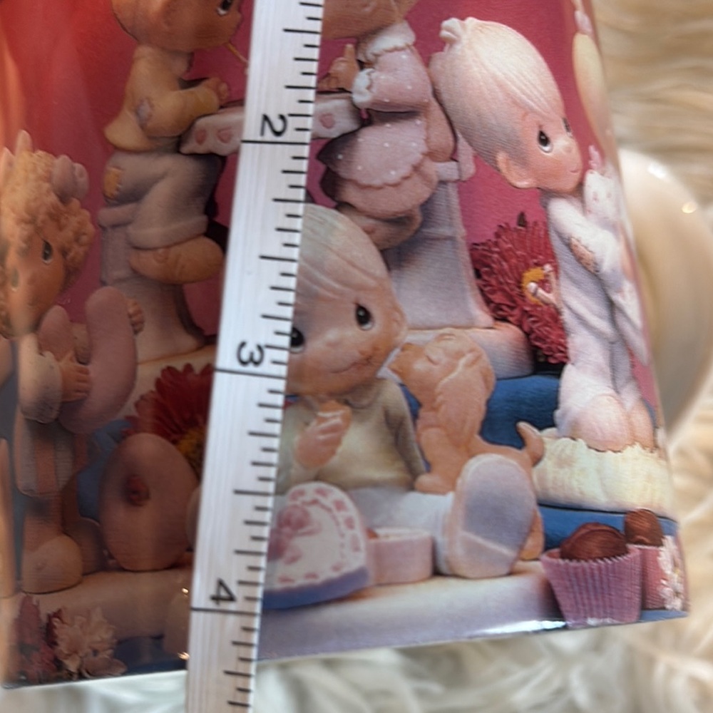 Precious Moments Pink Mug with Adorable Characters - Picture 7 of 8